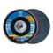 Pferd 5" x 5/8-11 Thd. POLIFAN Flap Disc - Z PSF EXTRA STEELOX, Zirconia, 120 Grit, Conical 60665 - alternate 1